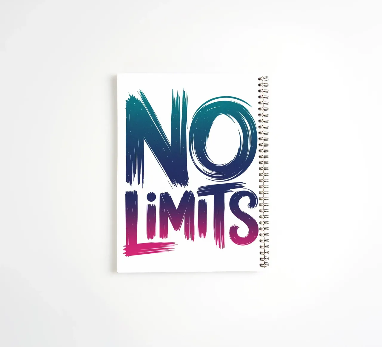 NO LIMITS spiral notebook by logic
