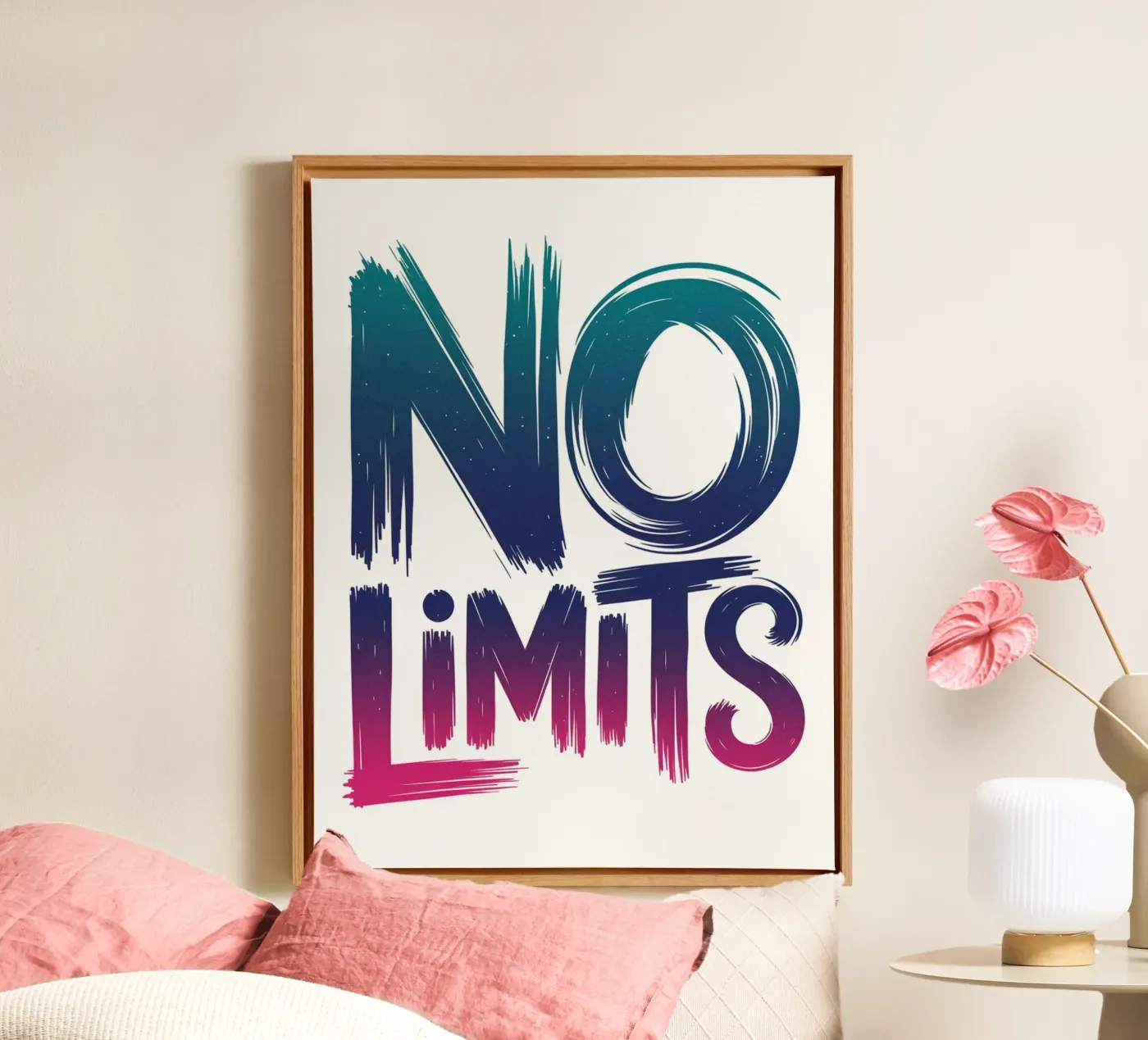 NO LIMITS canvas by logic