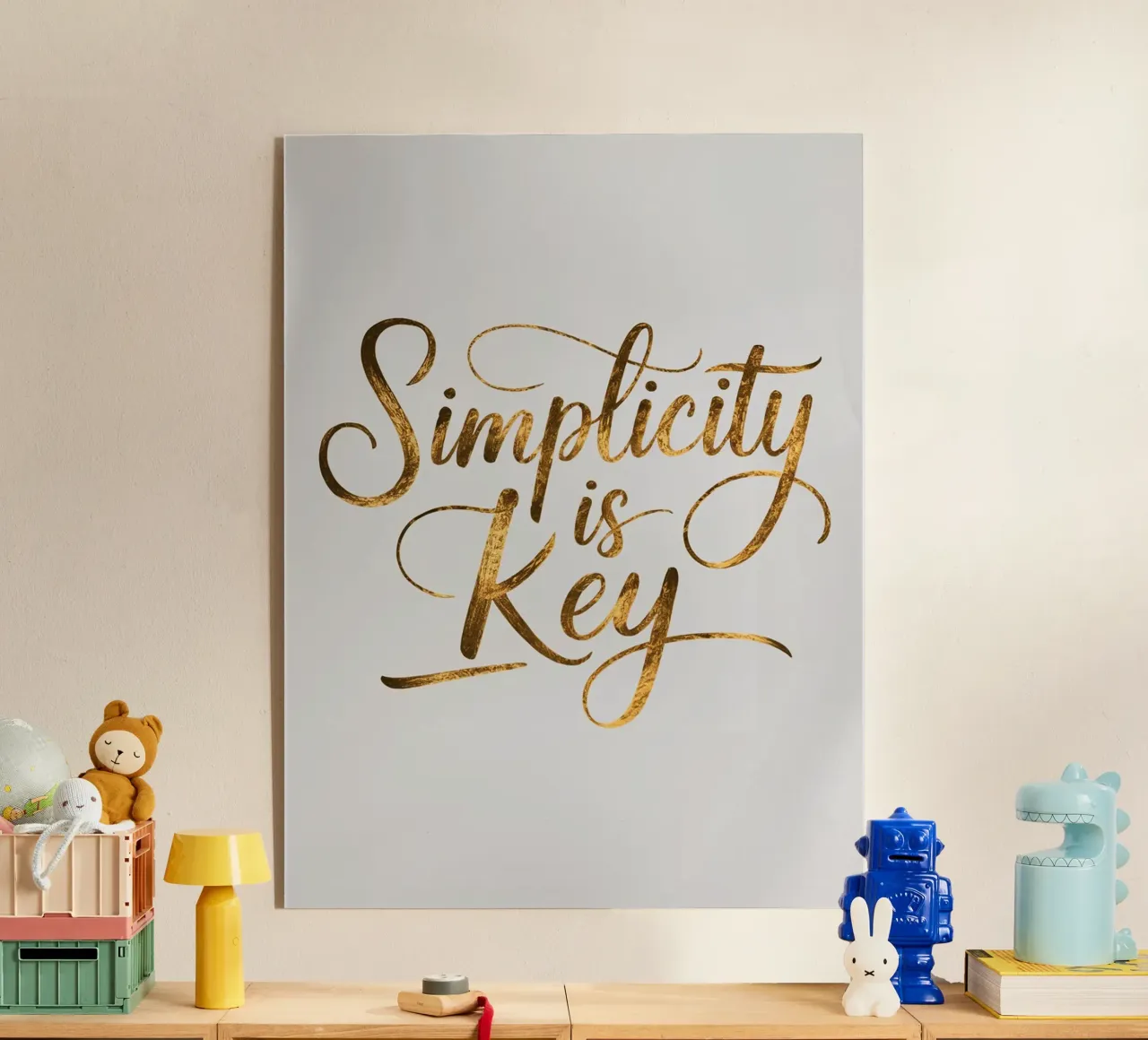 Simplicity is Key acryl van logic
