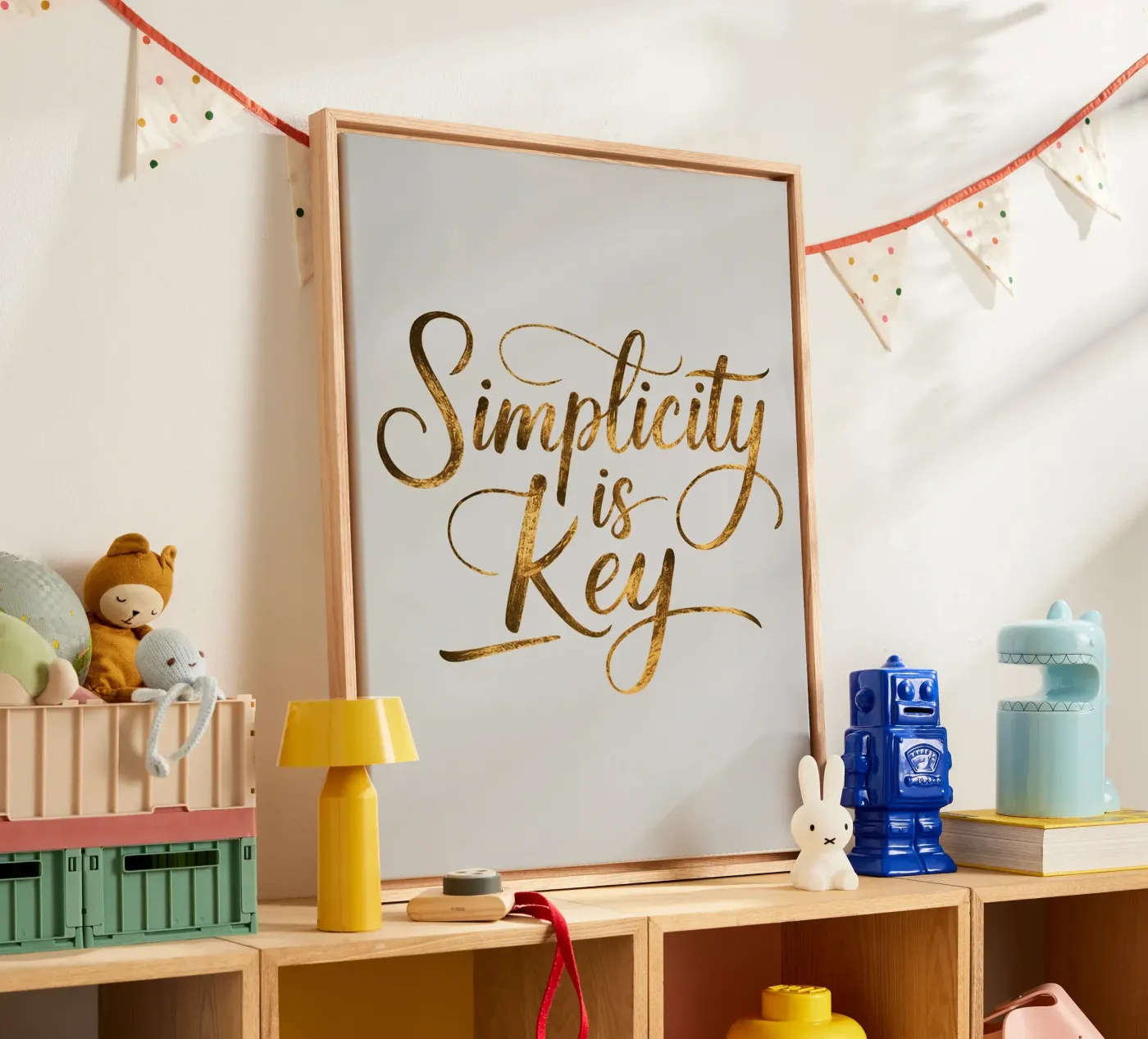 Simplicity is Key canvas by logic
