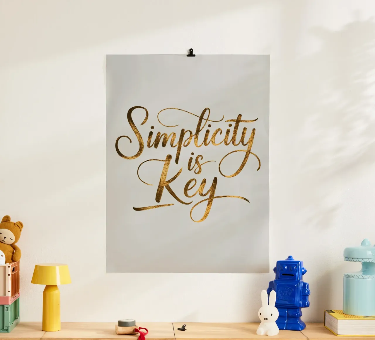 Simplicity is Key poster by logic