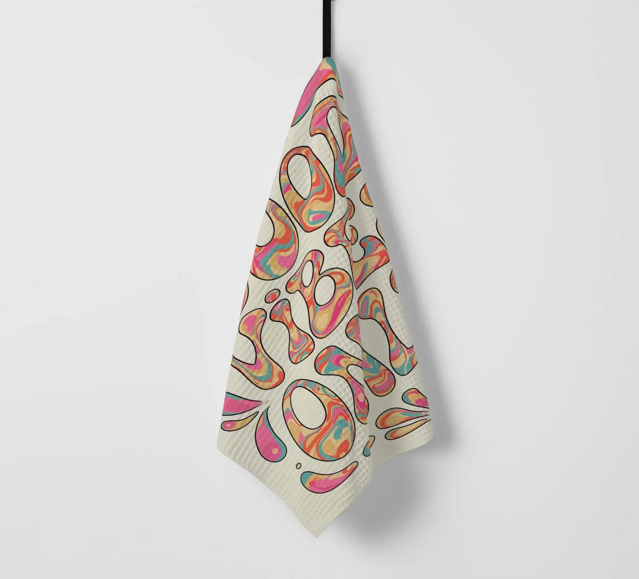 GOOD VIBES ONLY tea towel by logic