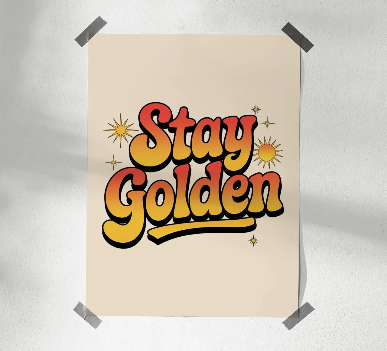 Resta d'oro poster da logic