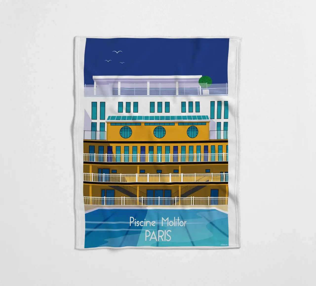 Paris Piscine Molitor coperta in pile da Raphaël Delerue