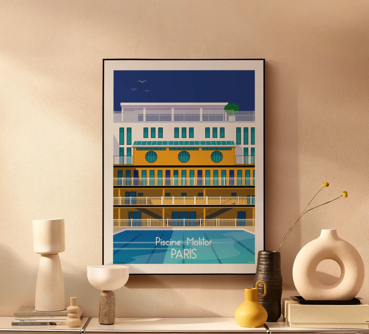 Paris Piscine Molitor alu-dibond by Raphaël Delerue