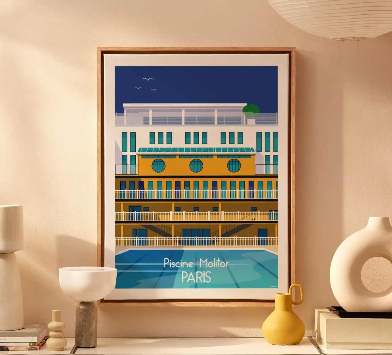 Paris Piscine Molitor tela da Raphaël Delerue