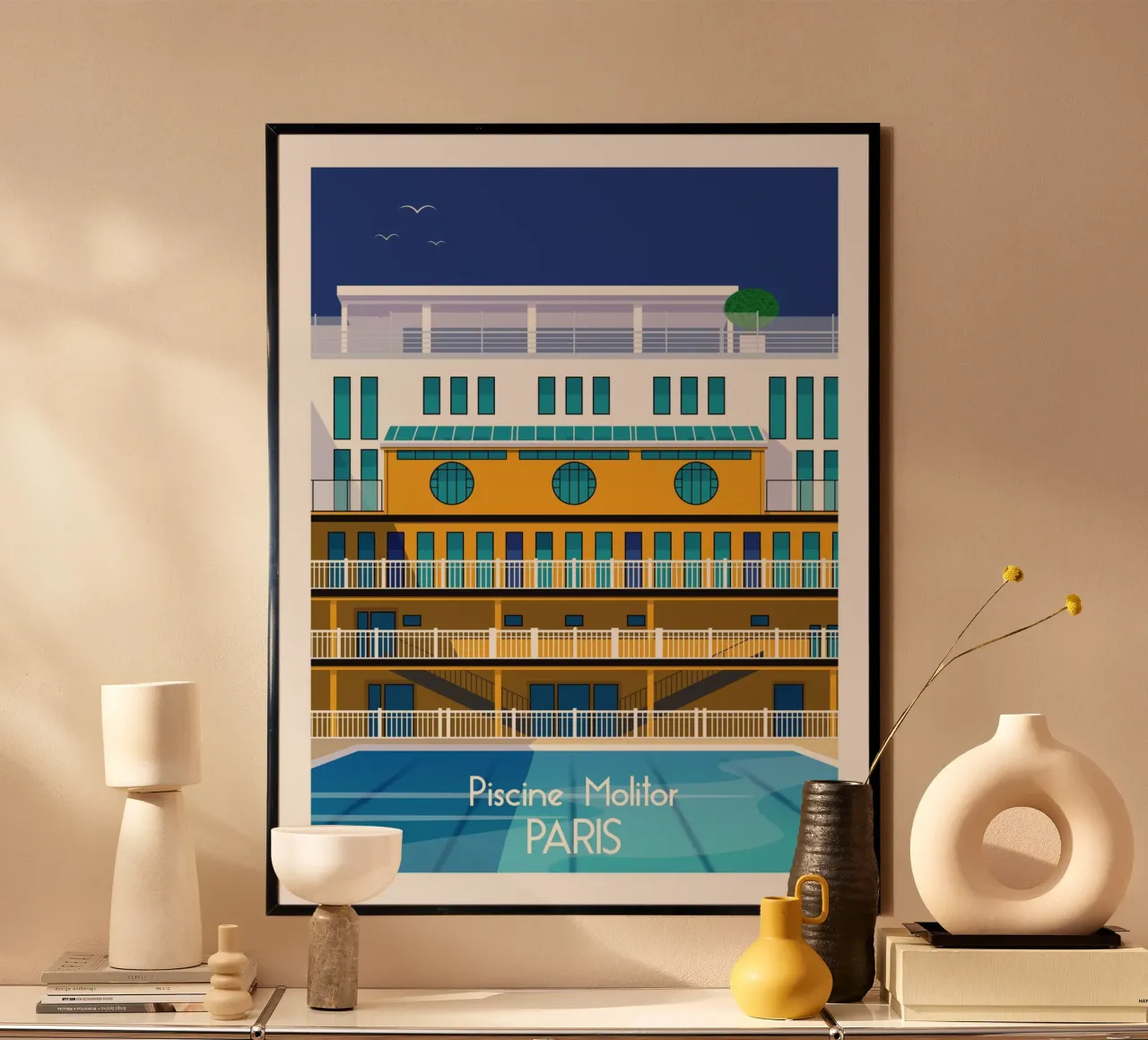 Paris Piscine Molitor carta hahnemühle da Raphaël Delerue