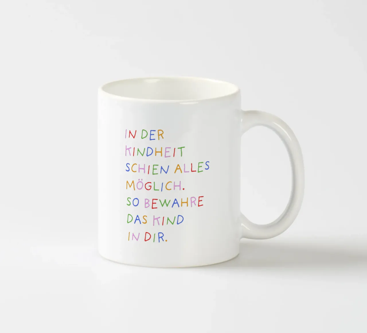 Bewahre das Kind in dir Keramik Tasse von Ohkimiko