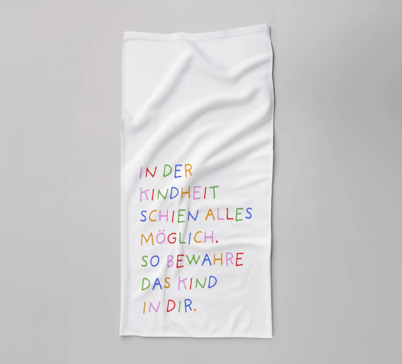 Bewahre das Kind in dir Handtuch von Ohkimiko