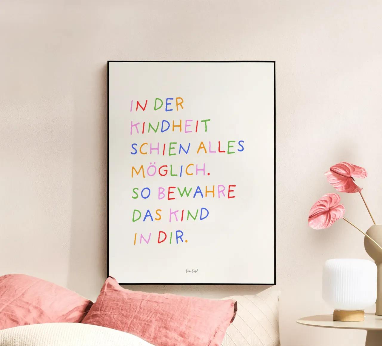 Bewahre das Kind in dir plexiglass da Ohkimiko