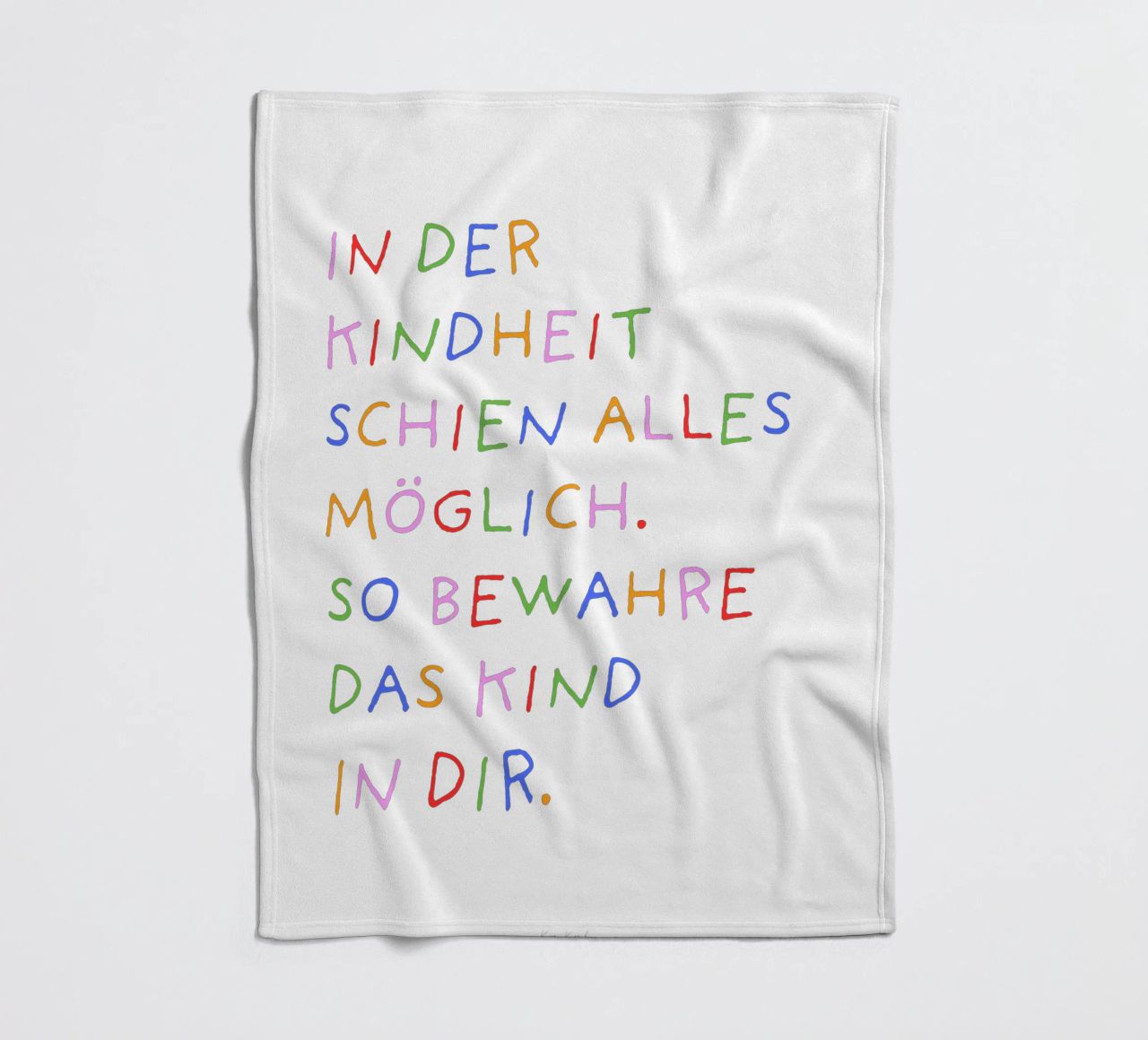 Bewahre das Kind in dir Fleecedecke von Ohkimiko