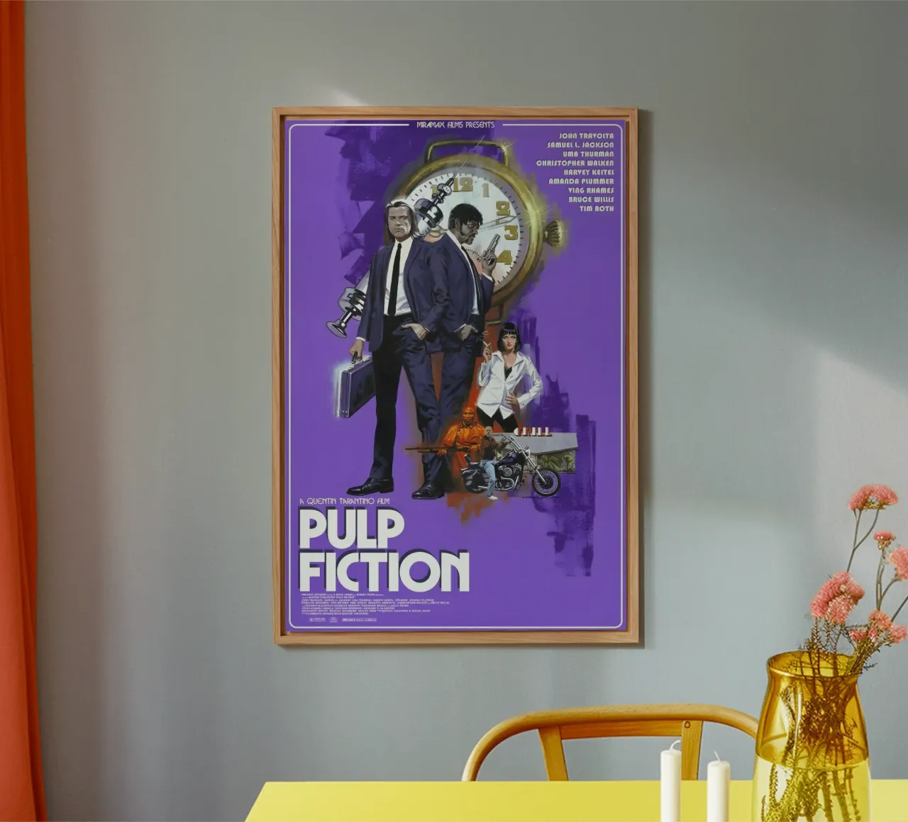 Pulp Fiction Movie alluminio dibond da Attaboy Dsgn