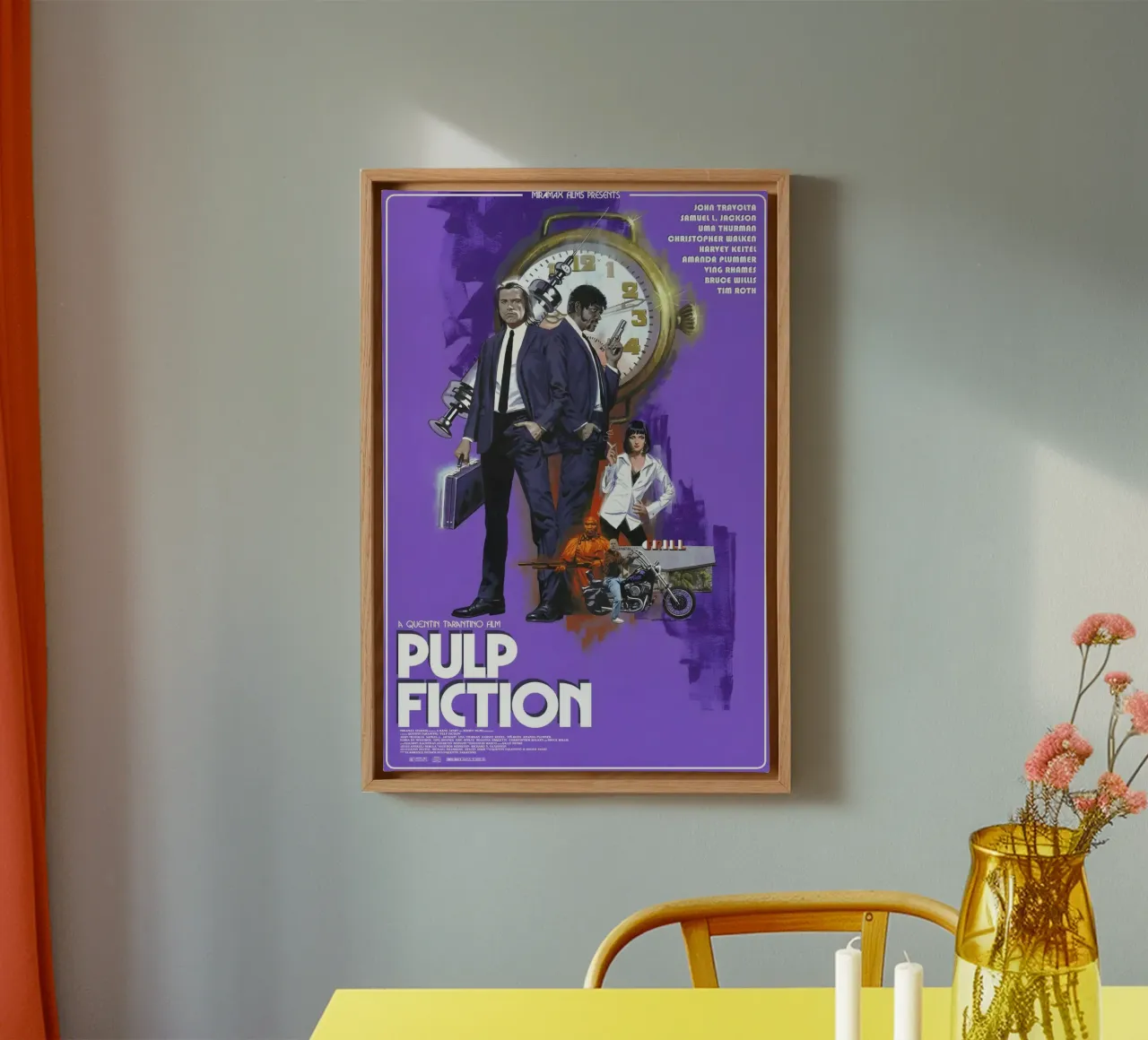 Pulp Fiction Movie Leinwand von Attaboy Dsgn