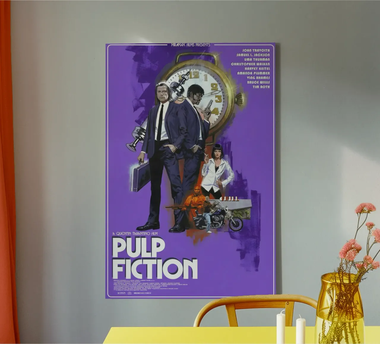 Pulp Fiction Movie Leinwand von Attaboy Dsgn