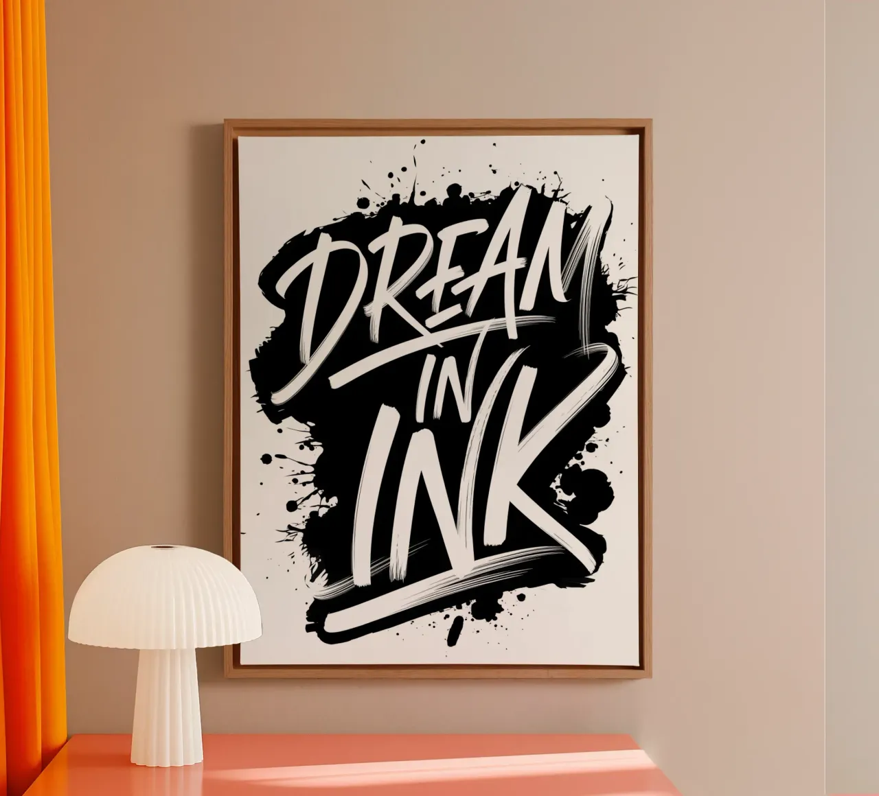 GLOW UP canvas with Floater frame by logic
