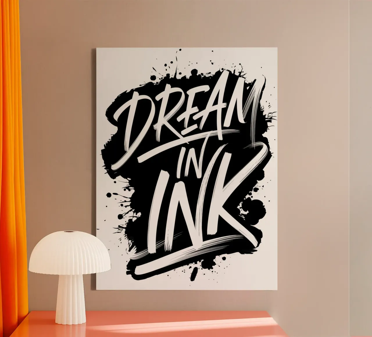 GLOW UP canvas with Floater frame by logic