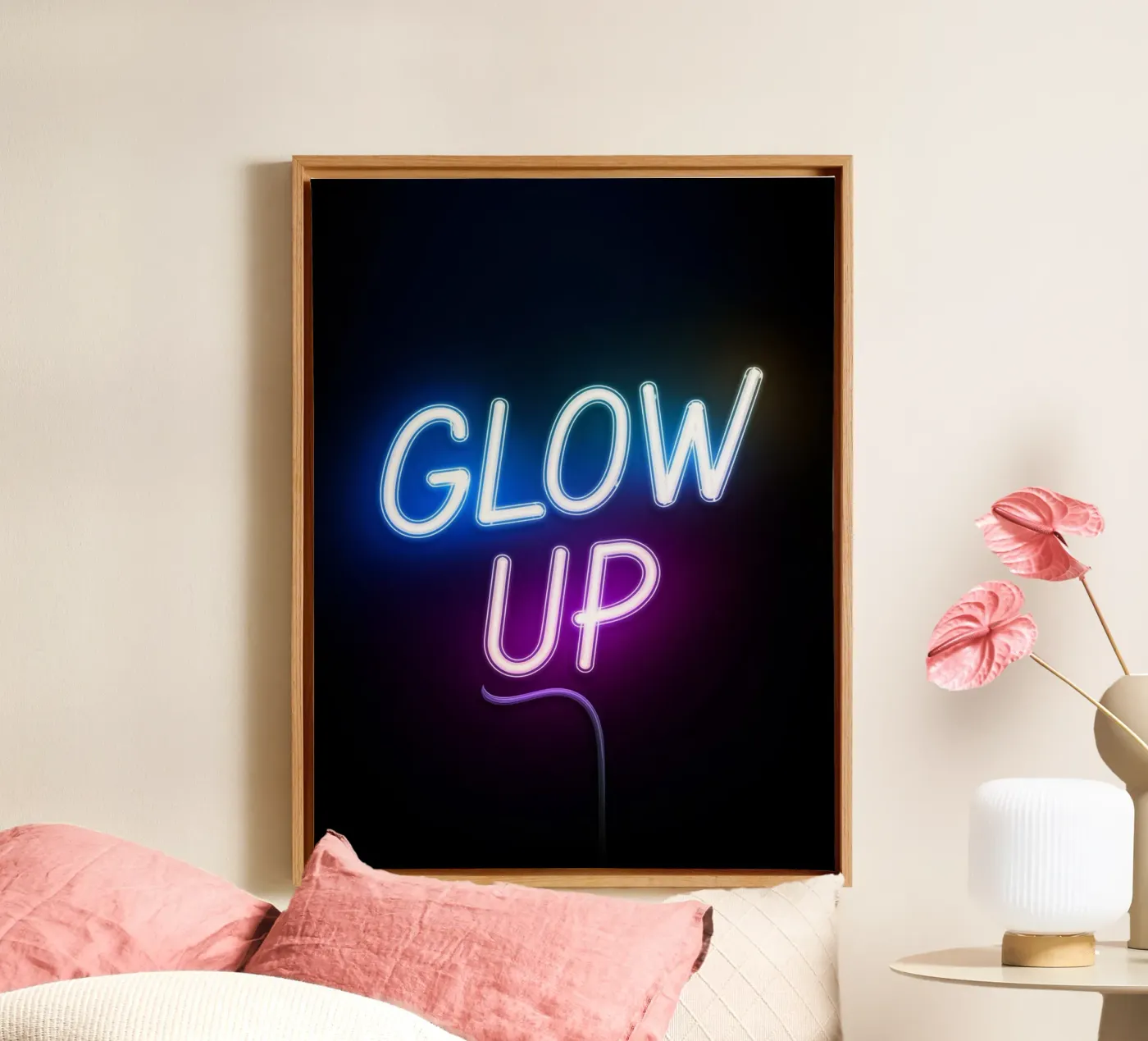 GLOW UP toile de logic