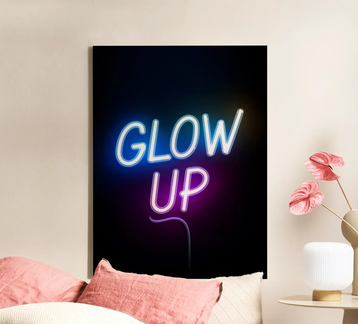 GLOW UP toile de logic