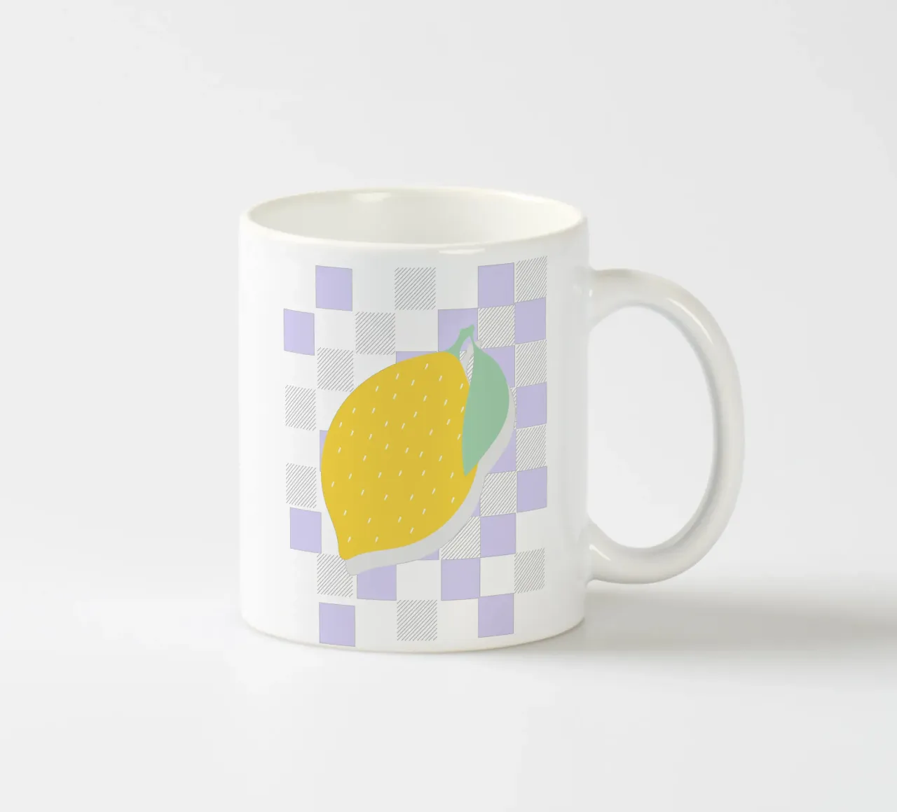 FRESH LEMON tazza in ceramica da natural neutral