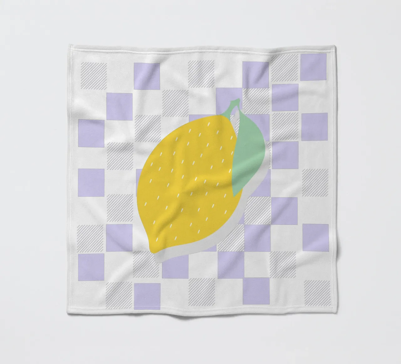 FRESH LEMON coperta in pile da natural neutral