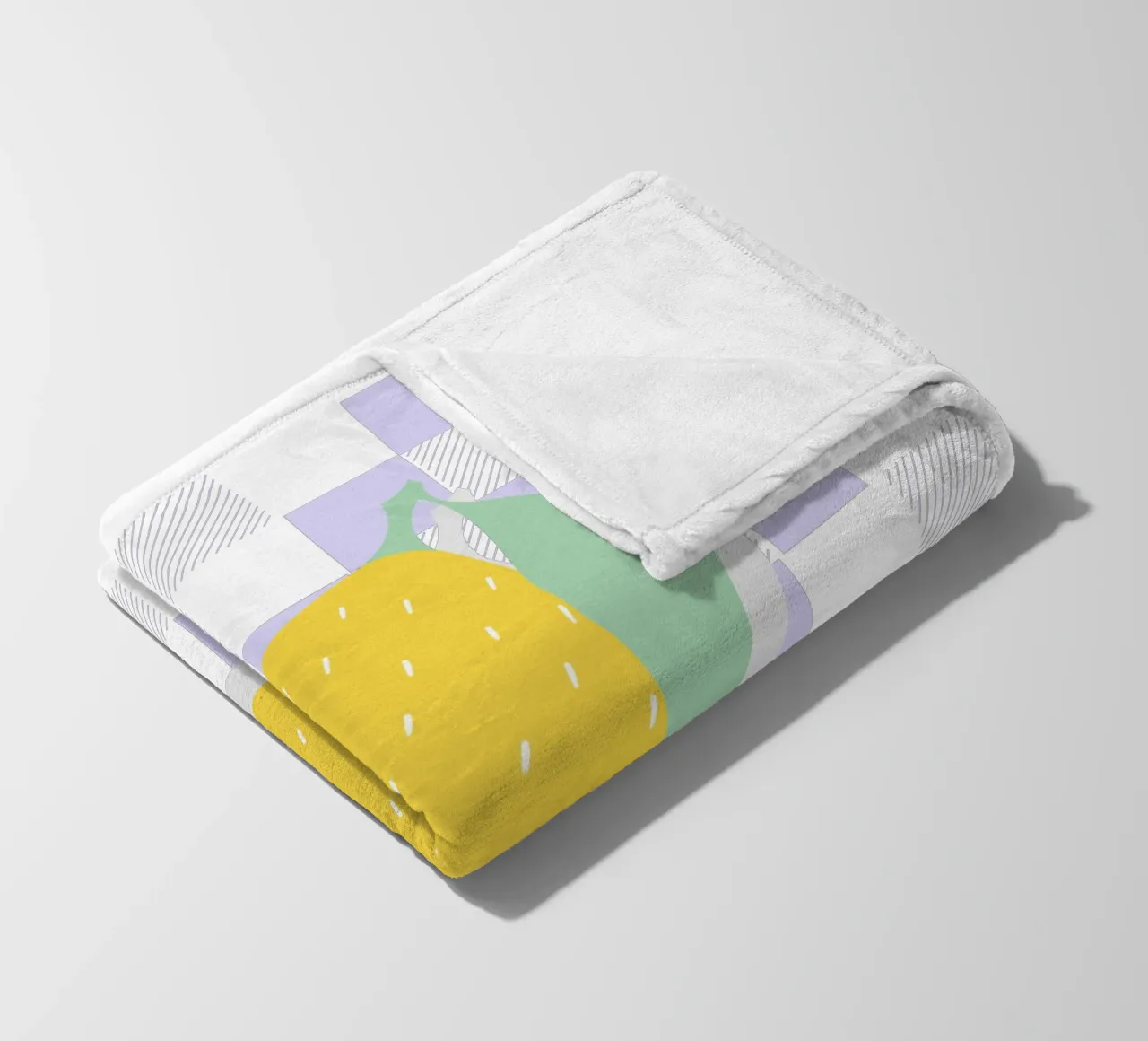 FRESH LEMON coperta in pile da natural neutral