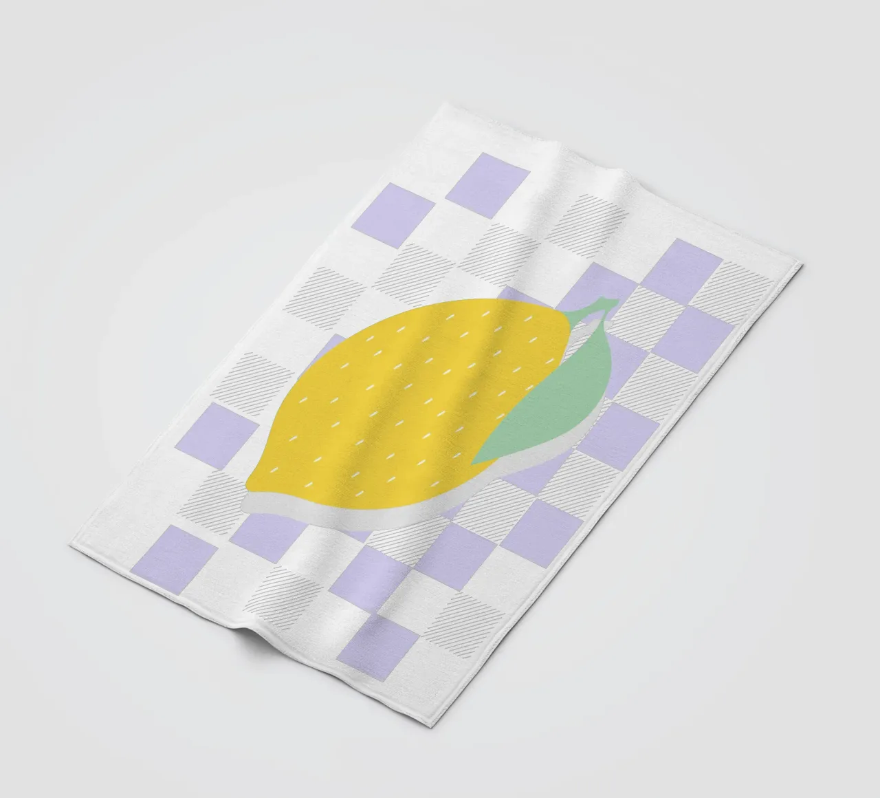 FRESH LEMON coperta in pile da natural neutral