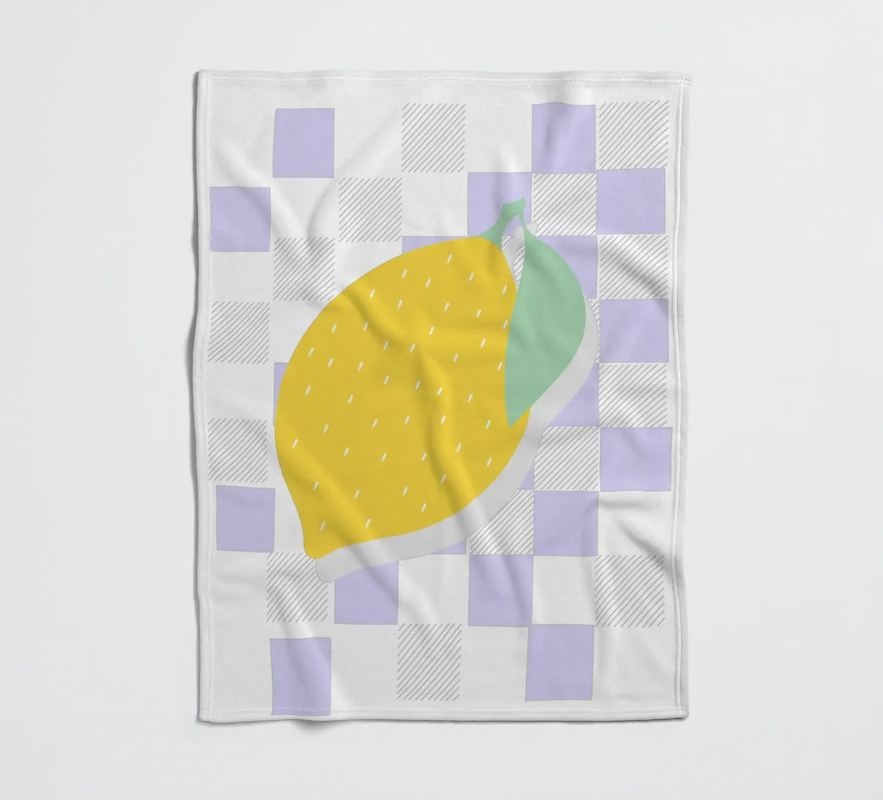 FRESH LEMON coperta in pile da natural neutral