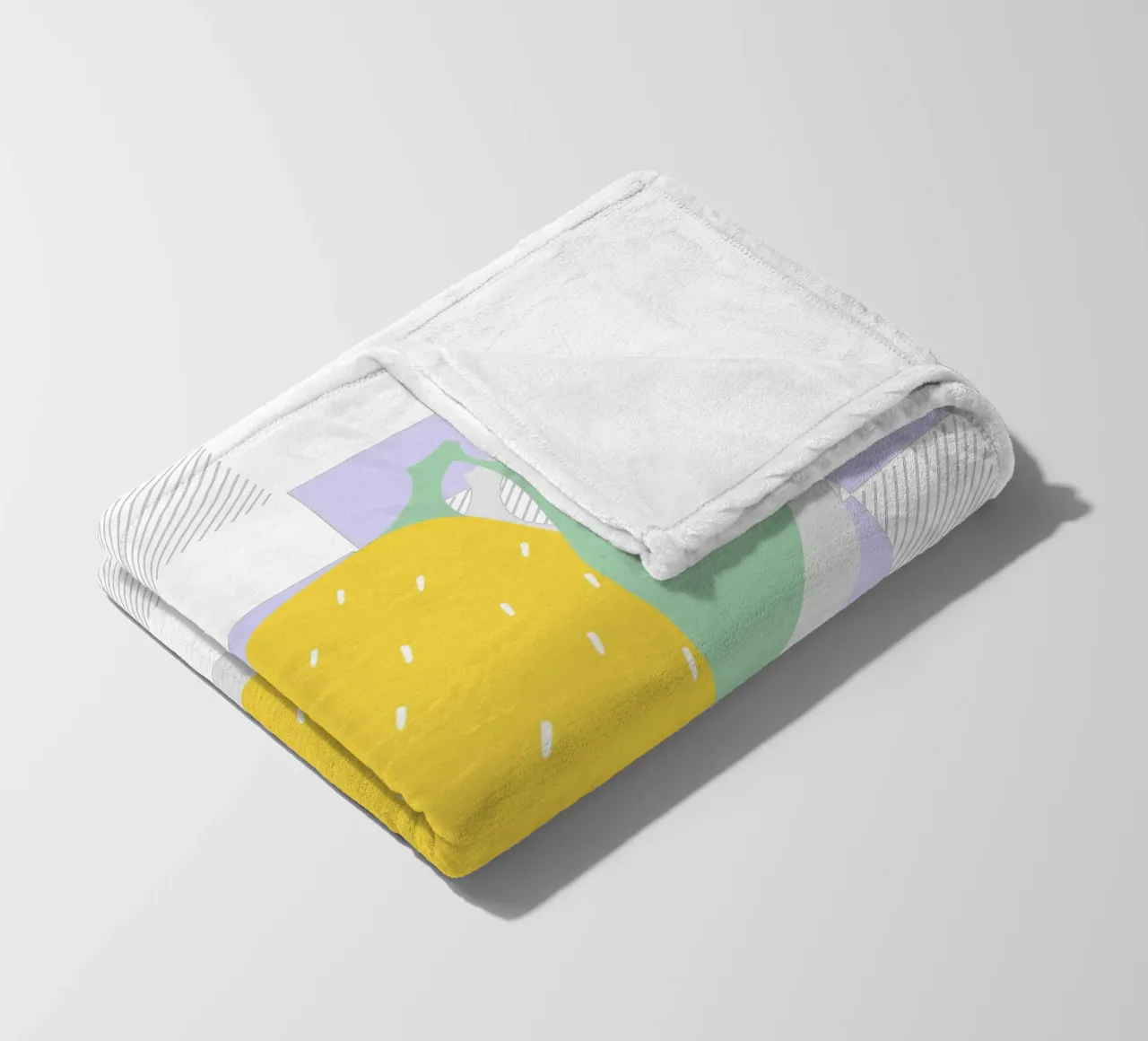 FRESH LEMON coperta in pile da natural neutral