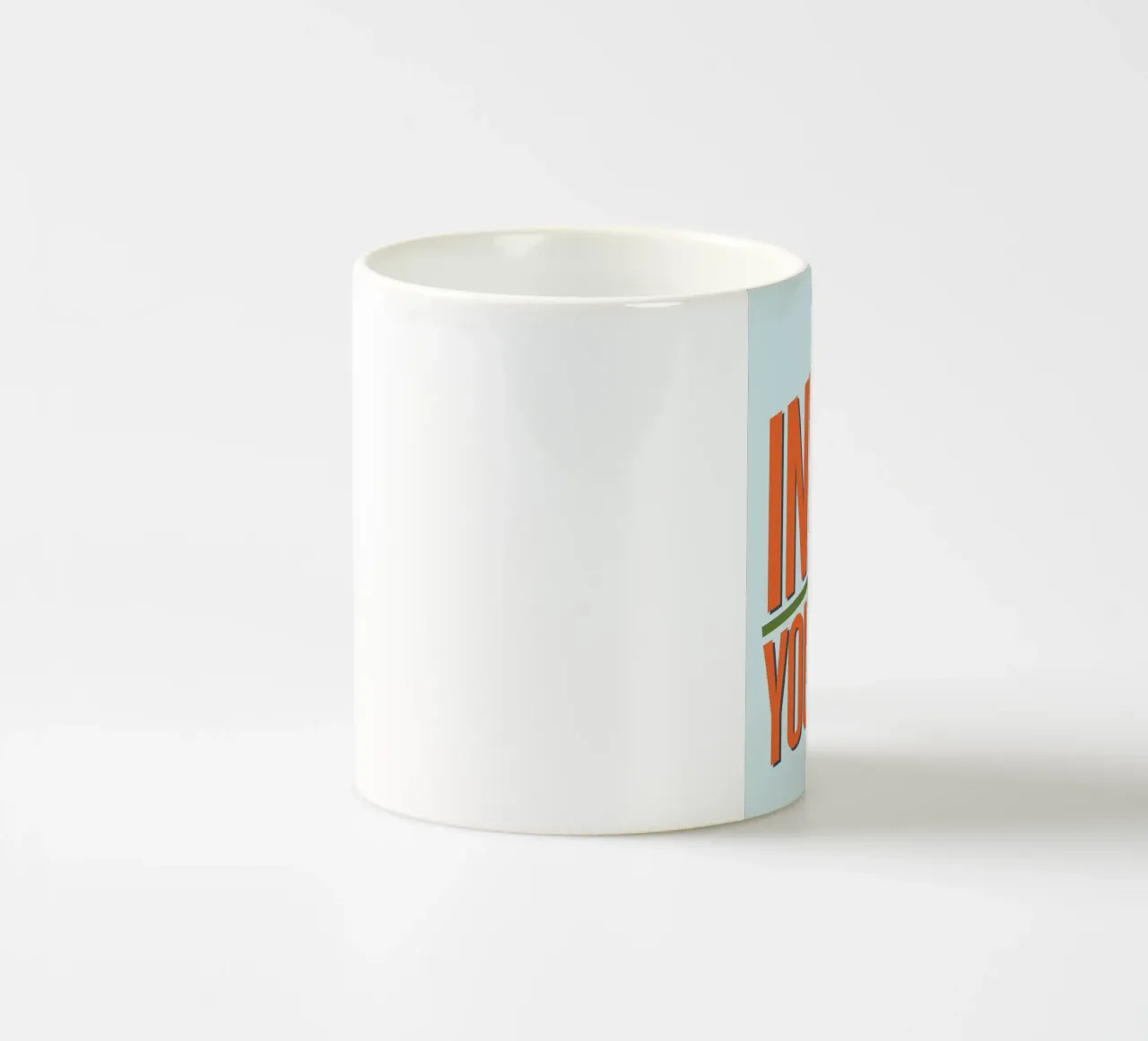 INVESTITE IN VOI STESSI tazza in ceramica da logic