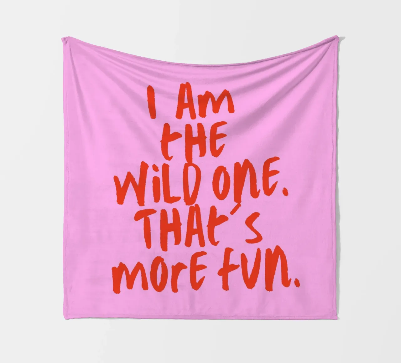I am the wild one coperta in pile da Ohkimiko