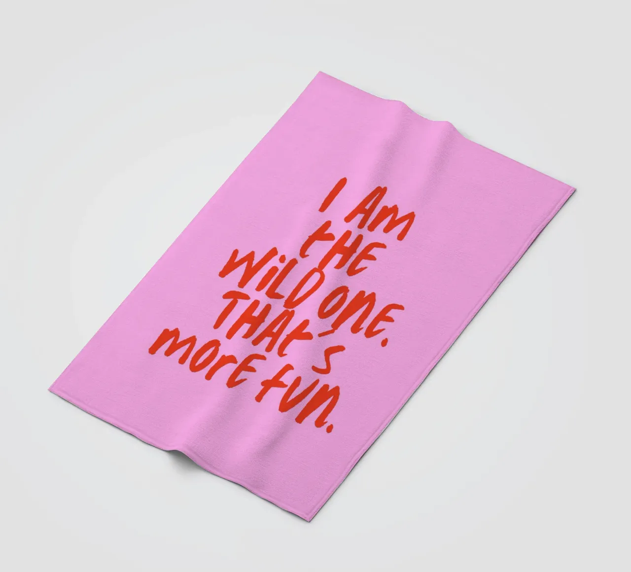 I am the wild one coperta in pile da Ohkimiko