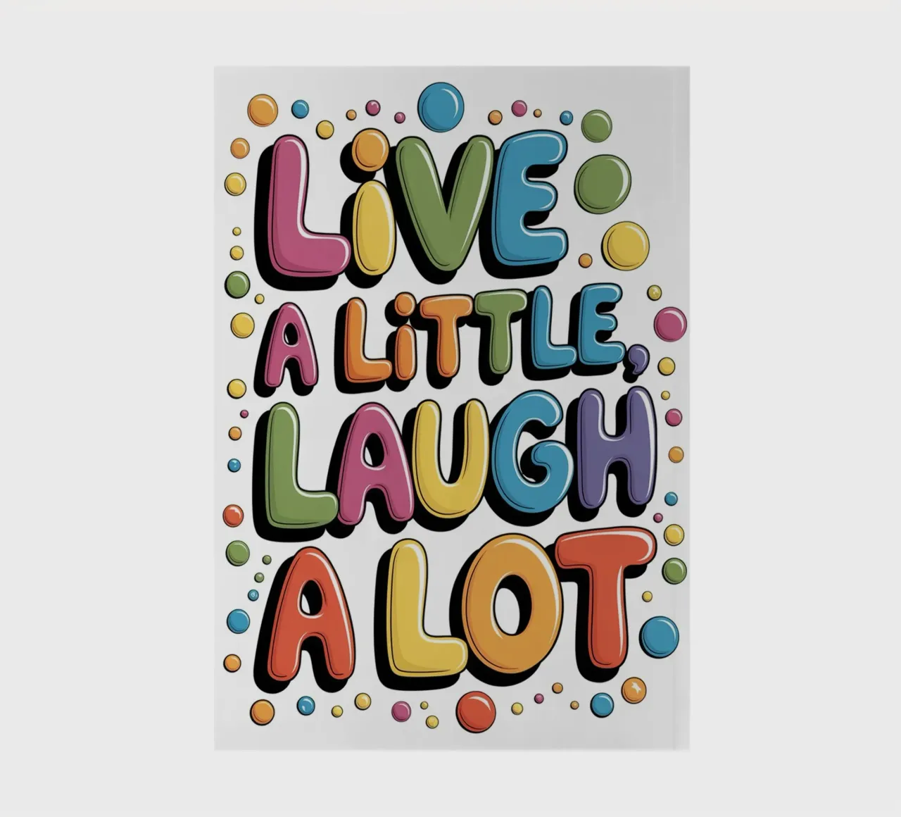 VIVRE UN PEU, RIRE BEAUCOUP carnet de notes de logic