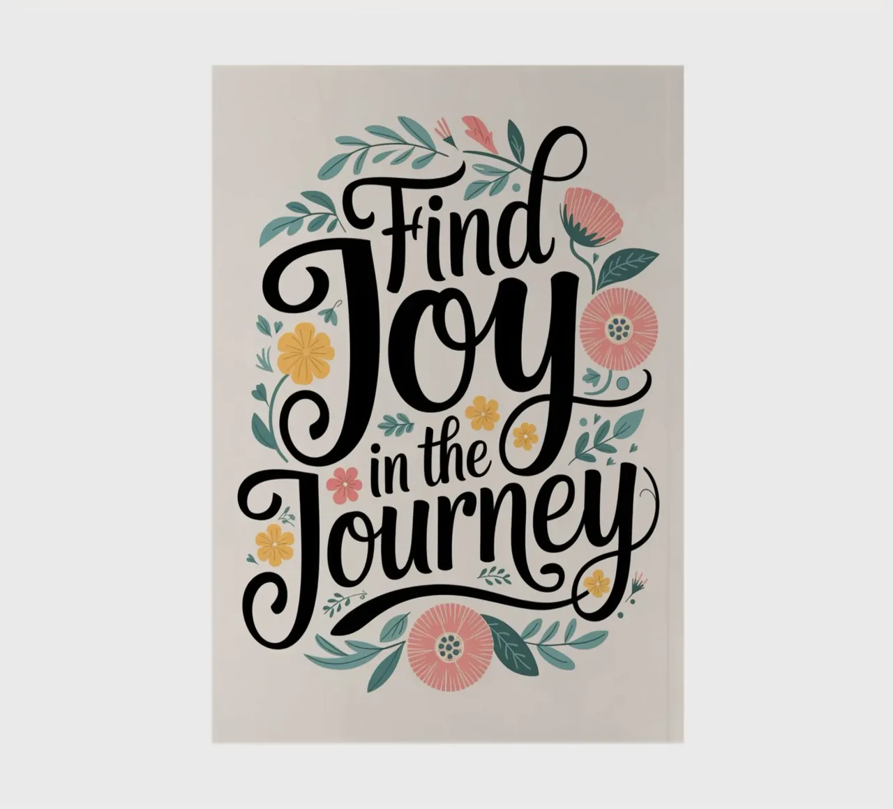 Find Joy in the Journey notebook by logic
