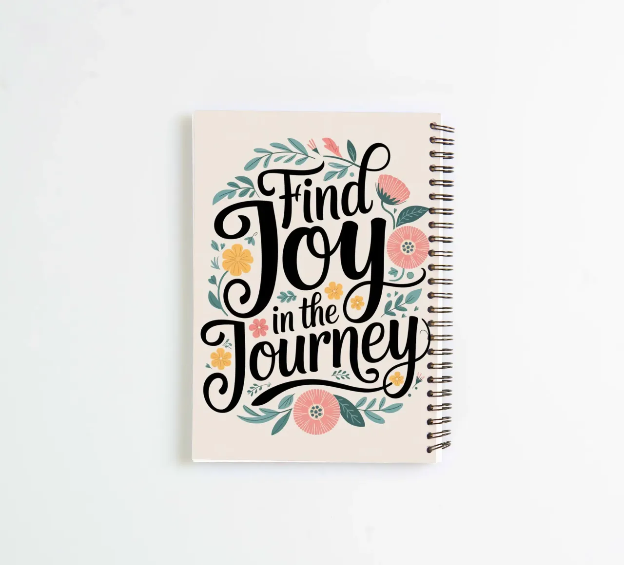 Find Joy in the Journey spiral notebook by logic