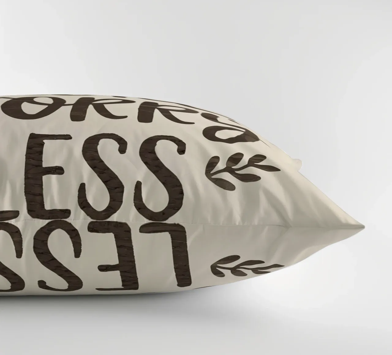 ESPLORARE DI PIÙ, PREOCCUPARSI DI MENO cuscino da logic