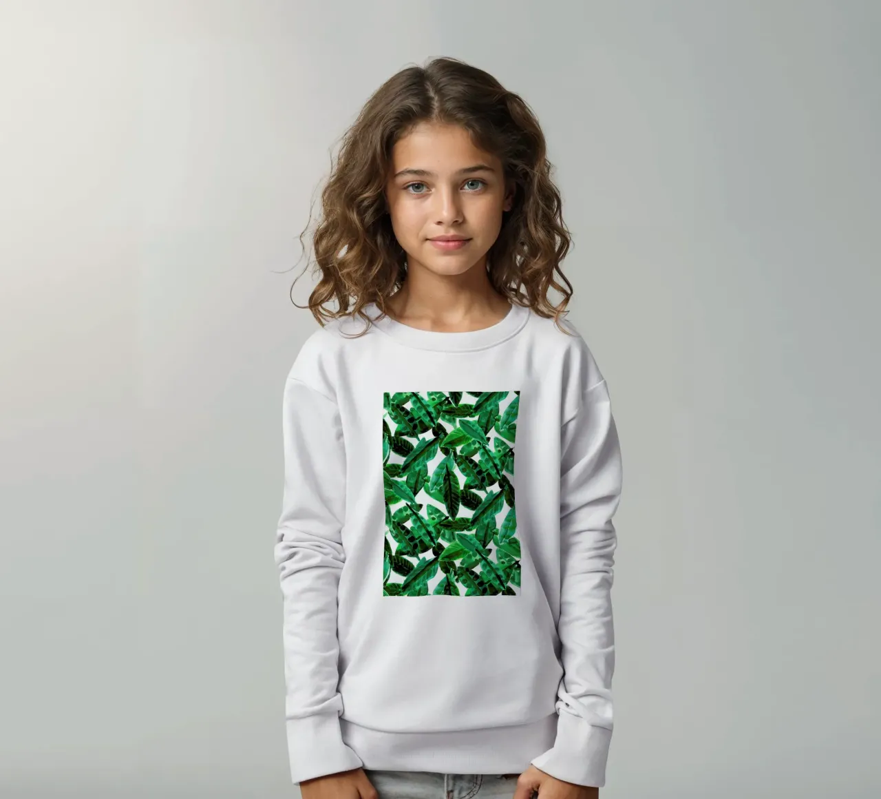 Small Palm Leaves felpa bambino da Amy Sia