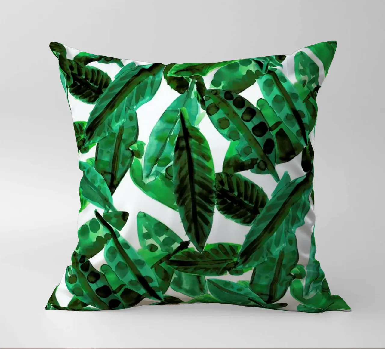 Small Palm Leaves cuscino da Amy Sia