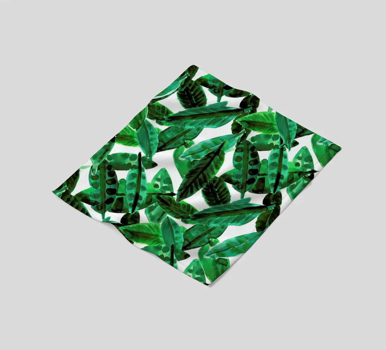 Small Palm Leaves coperta in pile da Amy Sia