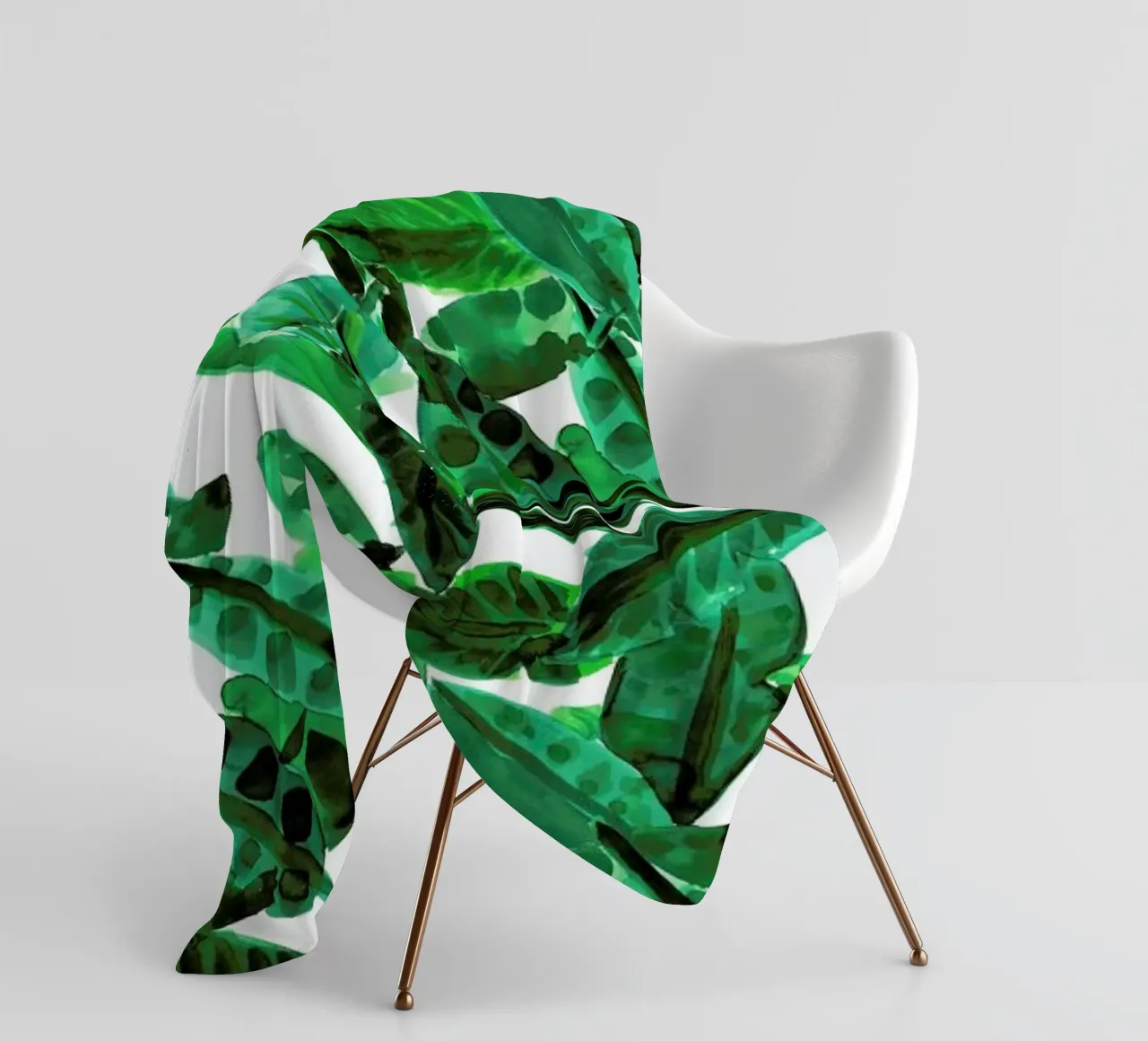 Small Palm Leaves coperta in pile da Amy Sia