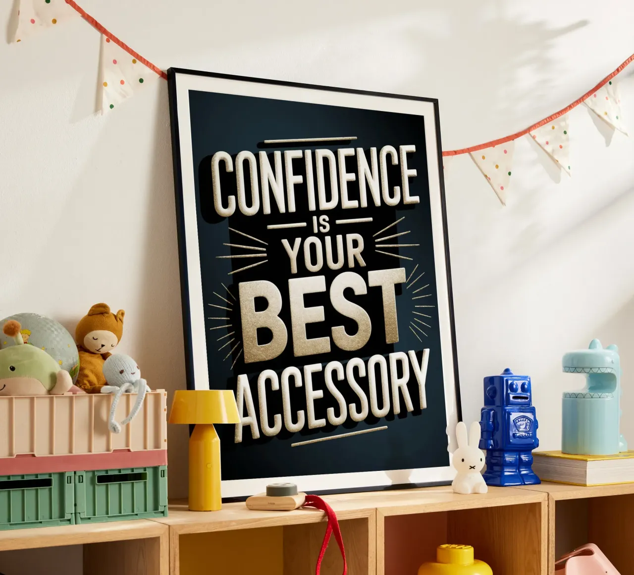 CONFIDENCE IS YOUR BEST ACCESSORY poster by logic