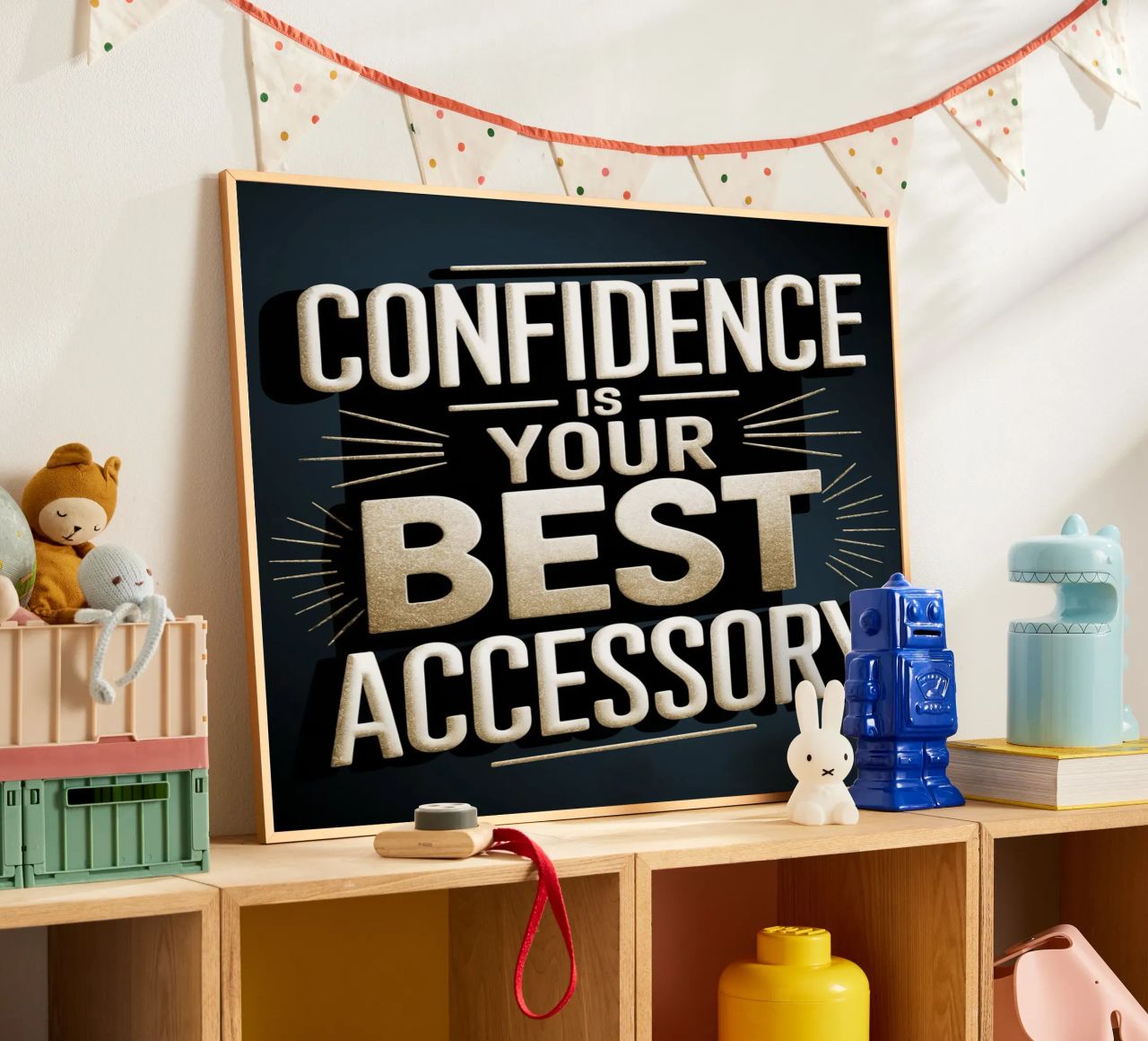 CONFIDENCE IS YOUR BEST ACCESSORY poster by logic