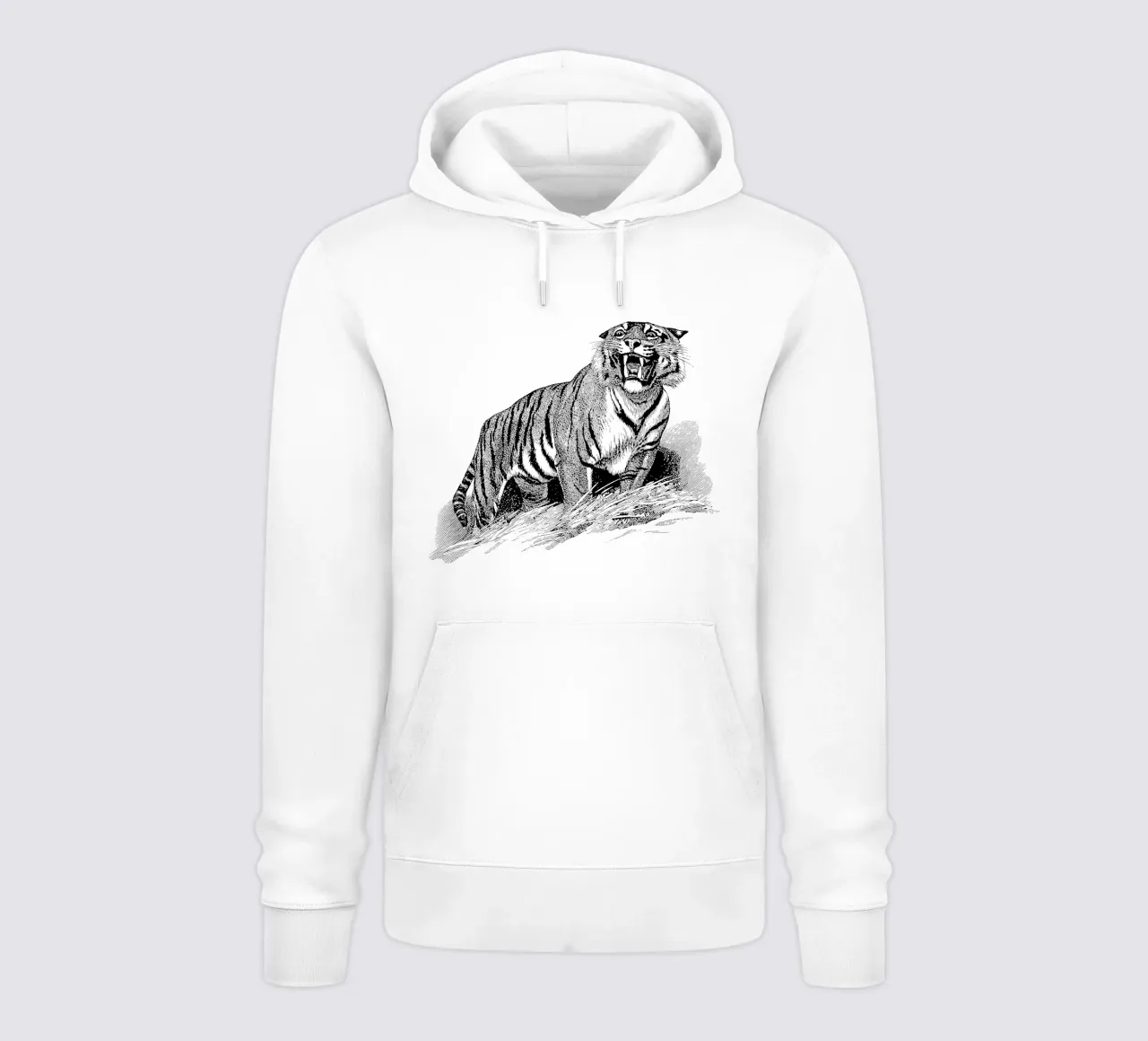 Tiger felpa con cappuccio da apoloprints