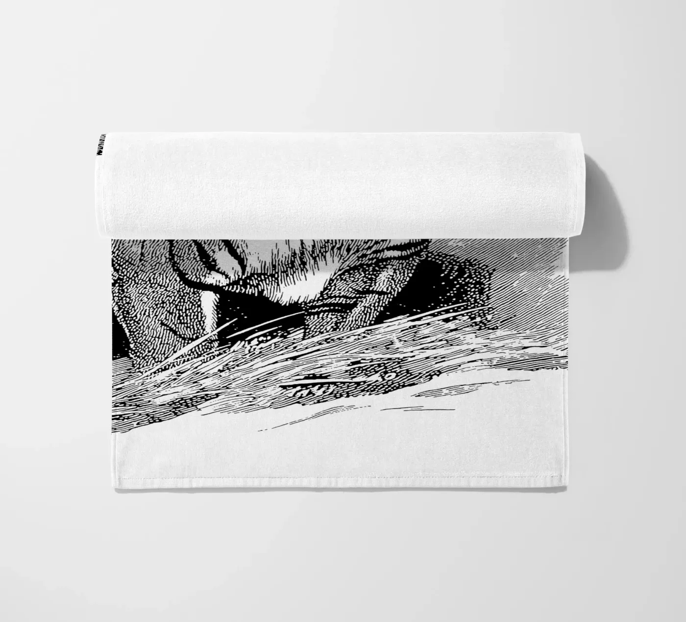 Tiger strandhanddoek van Apolo Prints