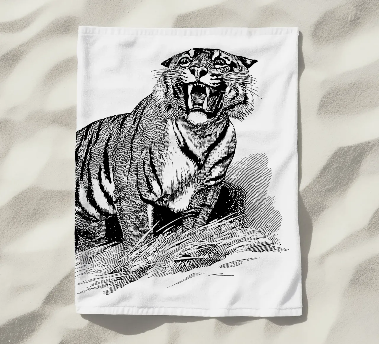 Tiger telo mare da apoloprints