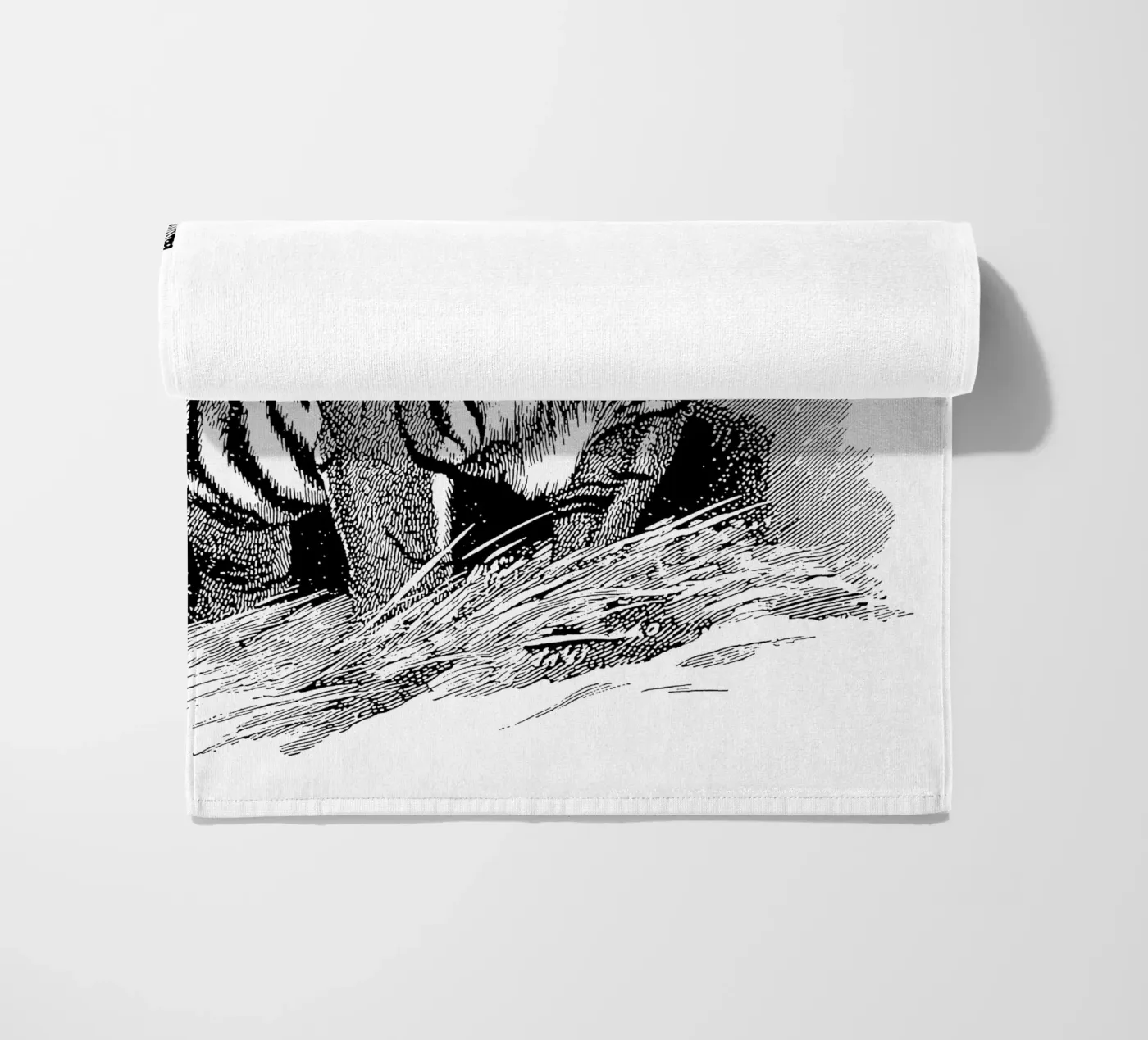 Tiger strandhanddoek van Apolo Prints