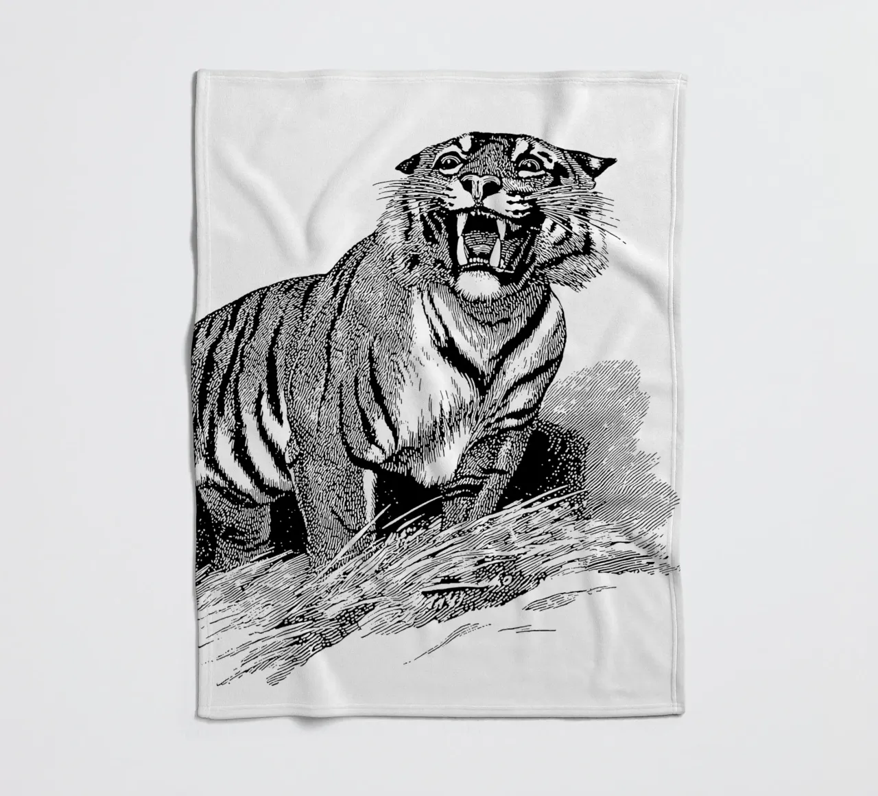 Tiger fleecedeken van apoloprints