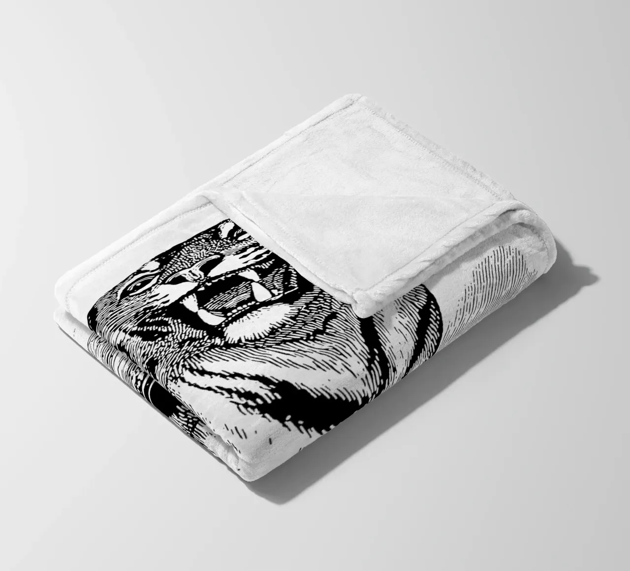 Tiger Fleecedecke von apoloprints