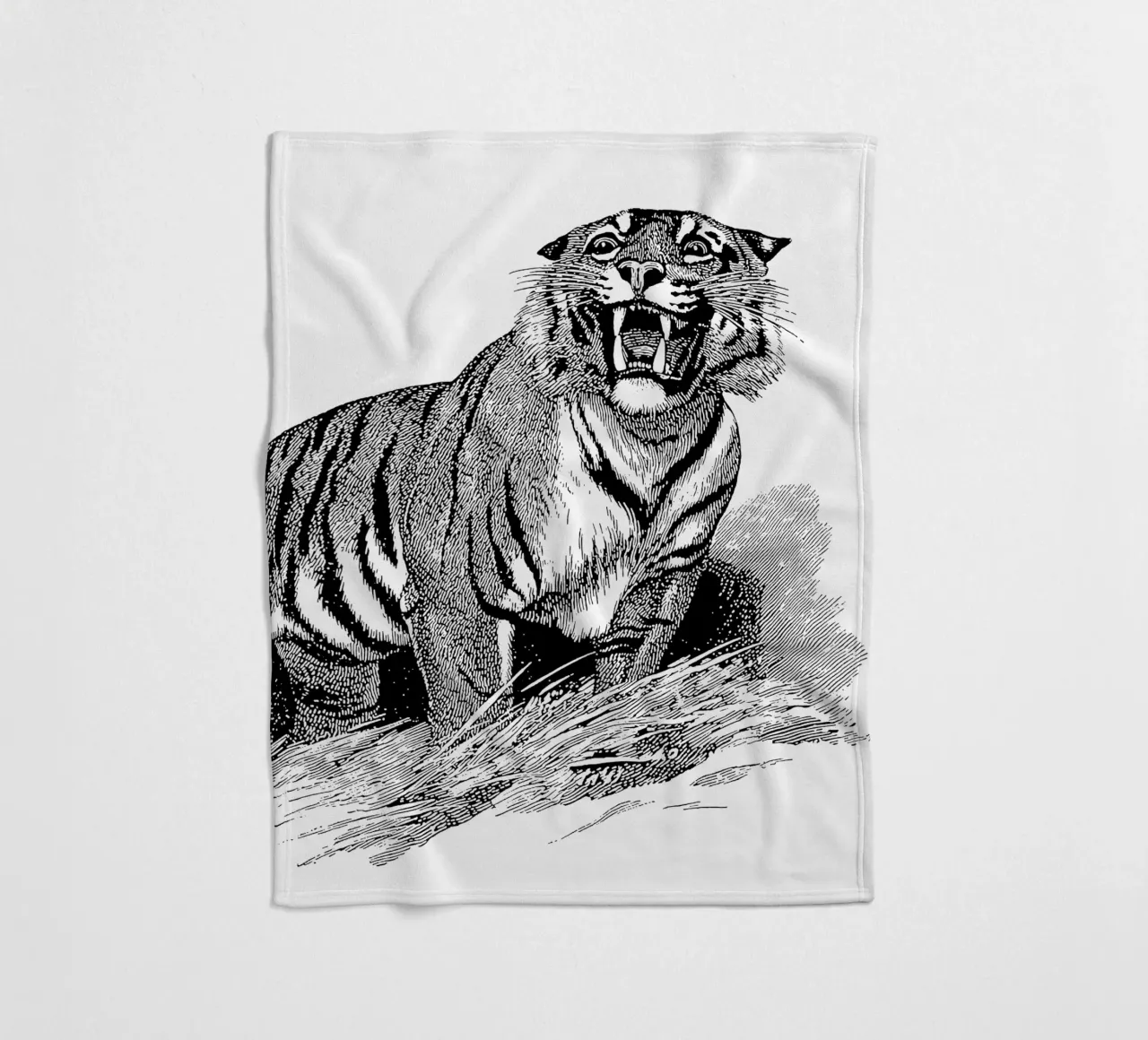 Tiger Fleecedecke von apoloprints