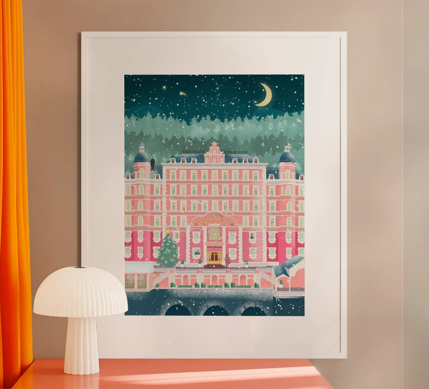 Hotel Budapest Winter poster da PetrArts