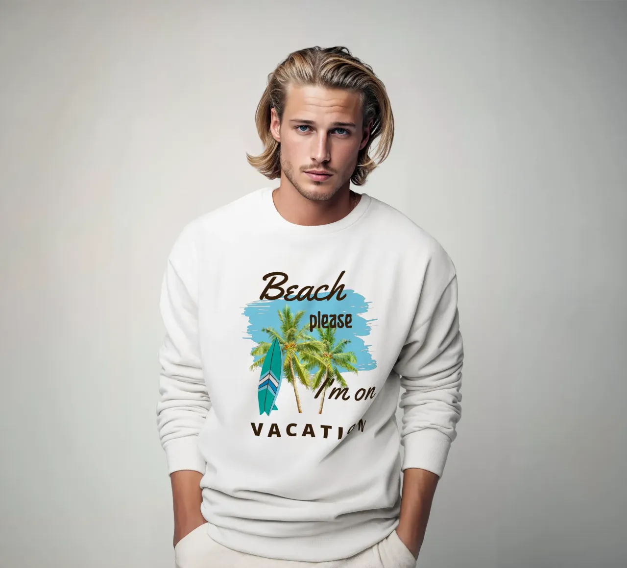 Spiaggia per favore felpa da yukihana